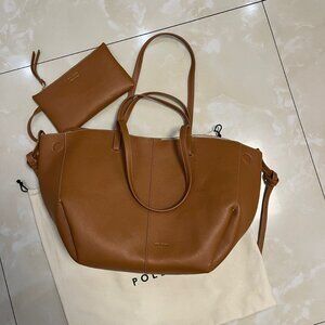 polene Cyme Edition Textured Camel